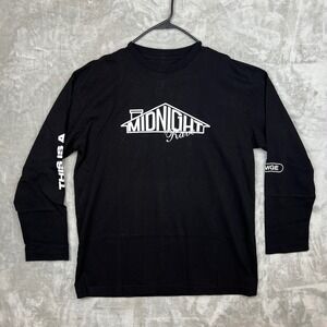 Midnight Rave 19 AWGE House Record Black Long Sleeve T Shirt Asap Rocky